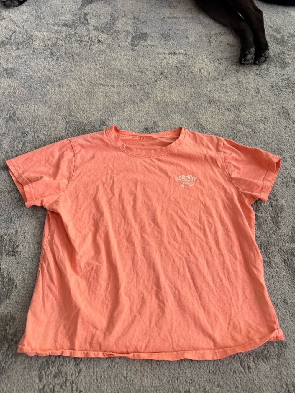 SHEIN Coral Pink Graphic Tee